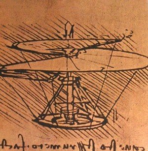Leonardo Da Vinci - Design for a helicopter