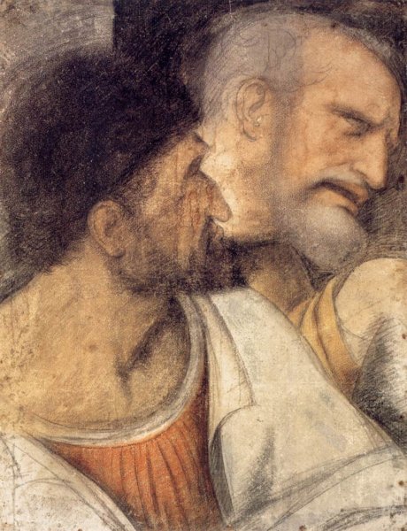 Heads of Judas and Peter