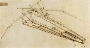 Drawing Of A Flying Machine