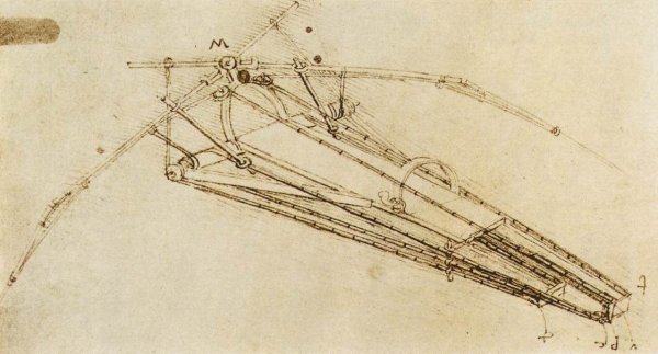 Drawing Of A Flying Machine