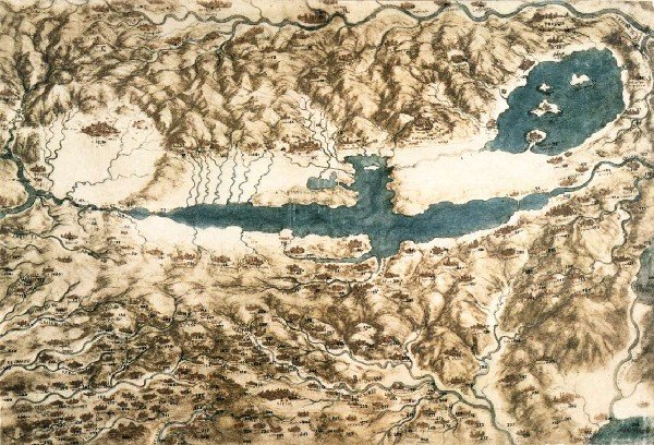 Map Of Tuscany And The Chiana Valley