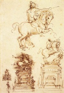 Study for the Trivulzio Equestrian Monument (1)  1508-10