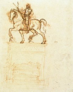 Study for the Trivulzio Equestrian Monument (1)  1508-10