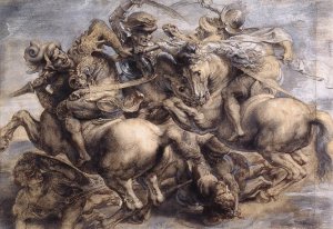 The Battle of Anghiari (detail) 1503-05